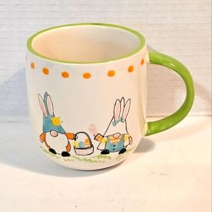 Lang by Design Easter Egg Bunny Ears Gnome Oversize Coffee Tea Mug Cup Ceramic
